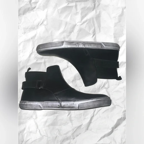 Prada Men's Black Leather Chelsea Boots - Picture 9 of 13